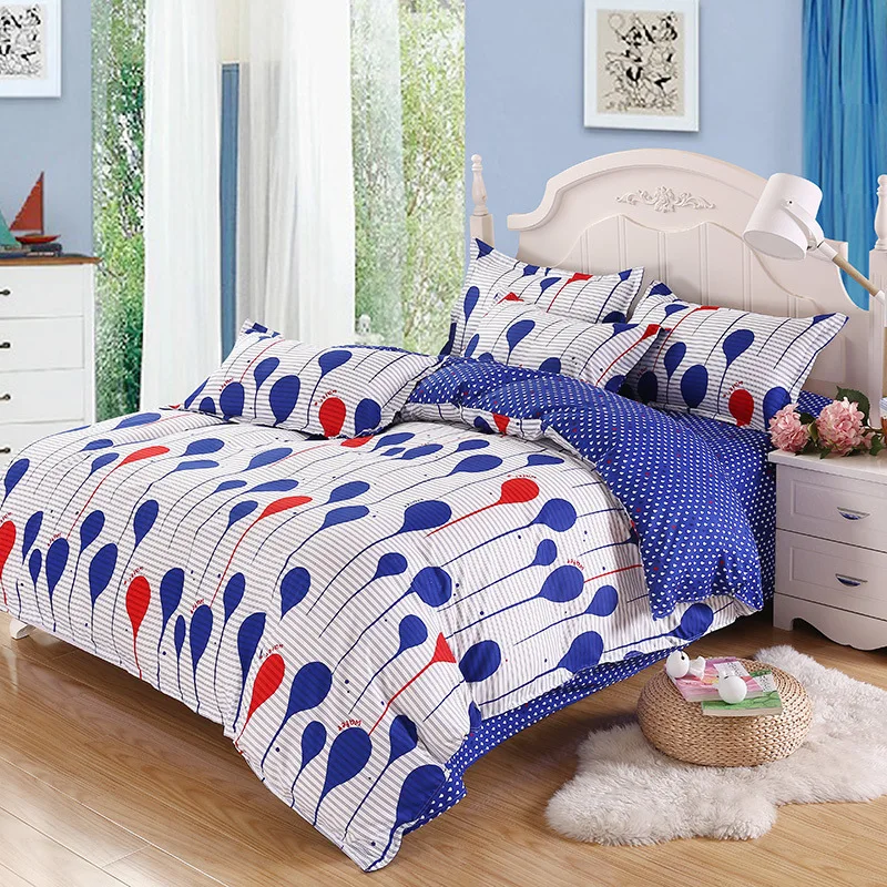 Linens Bedding Set cama Printing Cloud Cute Balloon Cotton Home Bet