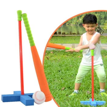 

3PCS/Set Soft Kids Training Sports Activity Fitness Baseball Toy Set Safety Play Games Bat Children Foam Outdoor Random Color