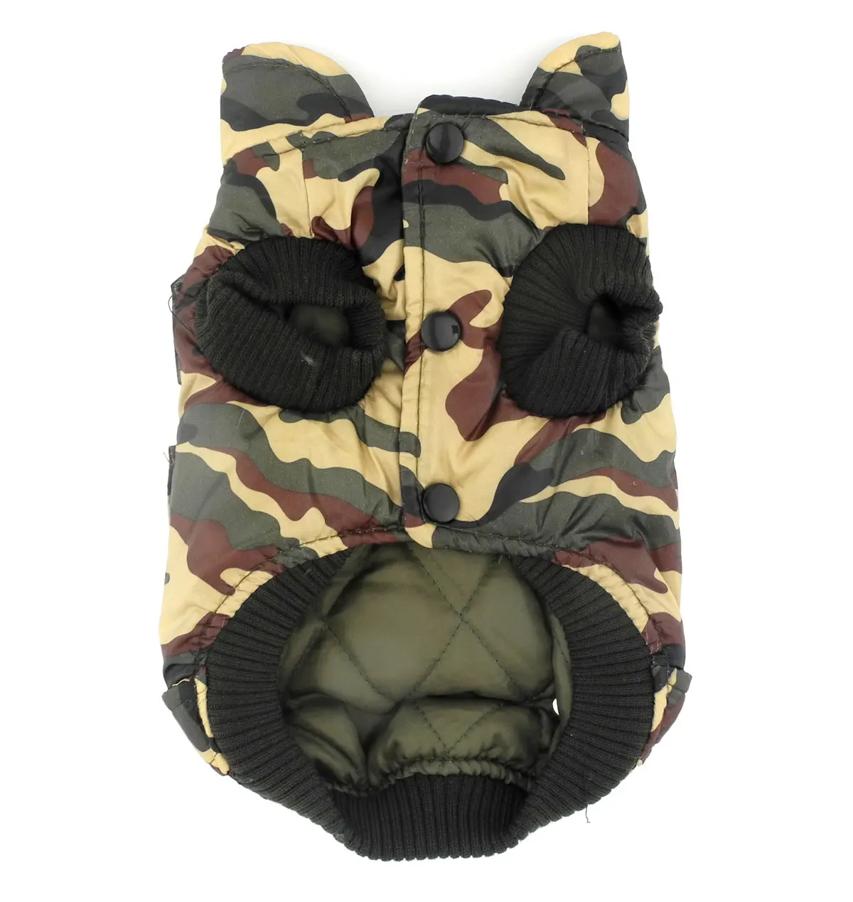 2017 маленькая собака кошка одежда камуфляжная Военная Униформа стеганая куртка