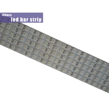 100 шт. 0,5 м 1 м адвокатского сословия СИД свет 5050 5630 5730 7020 8520 4014 12V LED жёлтый декоративный светодиодный Дюралайт белый/теплый белый/RGB красная кухонная подсветка