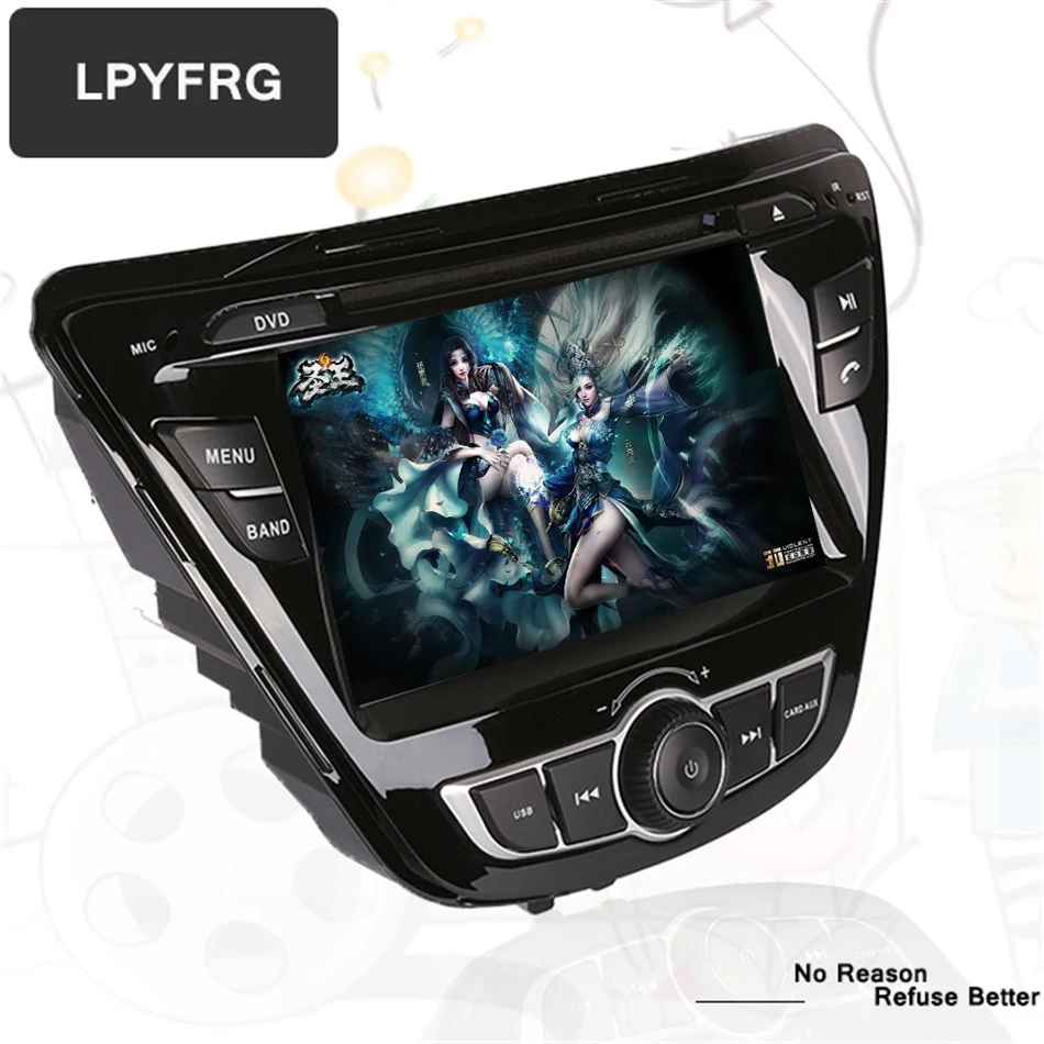 Android 10 0 Восьмиядерный 4 Гб ОЗУ автомобильный dvd плеер для HYUNDAI Elantra Avante I35 2014 2015