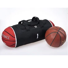 High Quality Oxford cloth Handbag Mens Portable Travel Duffle Bags Cool Basketballs Design Weekend activities Folding