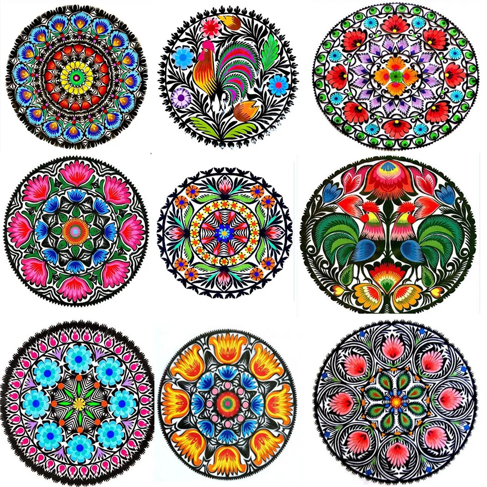 

LI LOYE DIY Diamond Painting Cross Stitch 5D Diamond Embroidery Mandala Pictures Crystals Full Round Drill Diamond Mosaic QW865