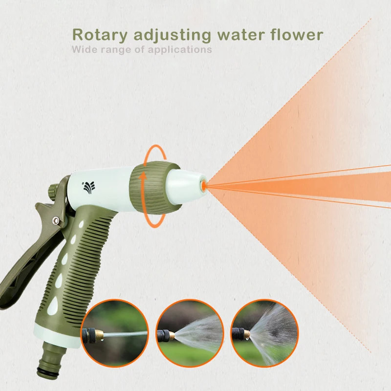 4 шт./компл. высокого давления вода мытья автомобиля пистолет для полива сада Инструмент регулируемый режим сопла струи воды Садовые принадлежности