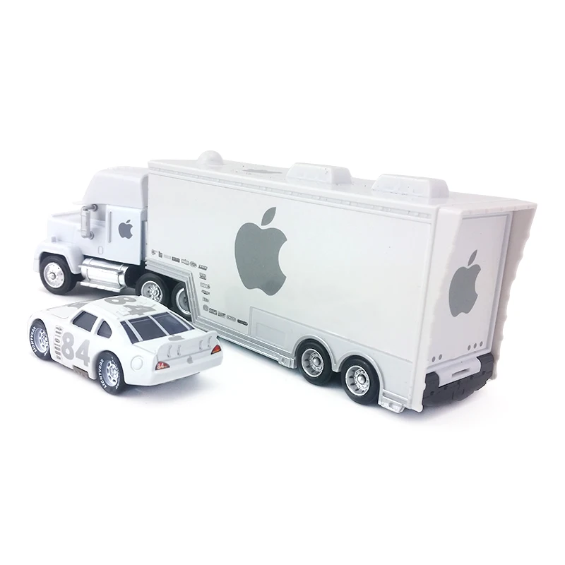 Disney Pixar Cars Mack Uncle & No.84 Icar литой игрушечный автомобиль свободный 1:55 совершенно