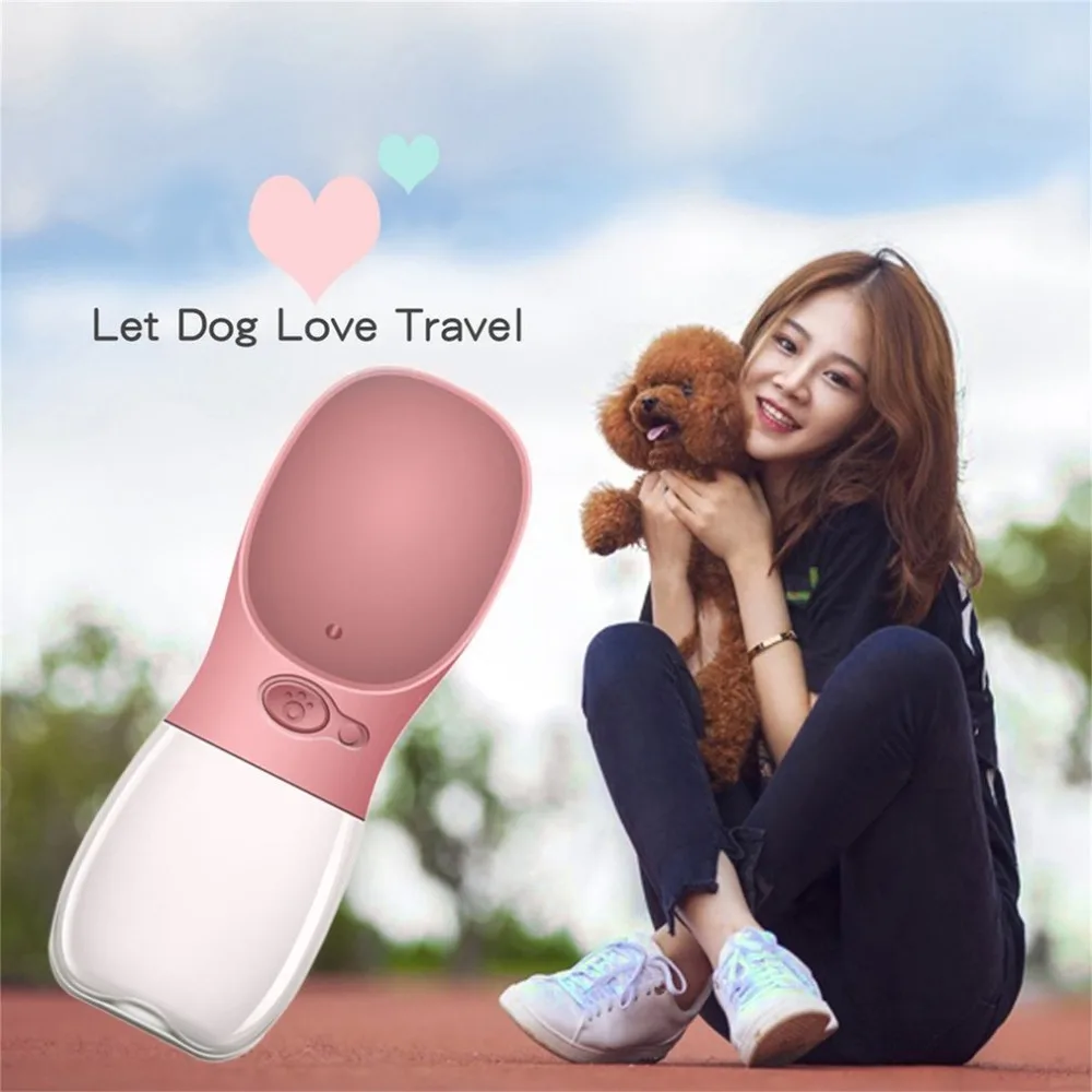 

350ml Pets Dogs Feeding Water Bottle Leakproof Outdoor Travel Dog Pets Drinking Water Bottle Tools Compact Size Drop Shipping