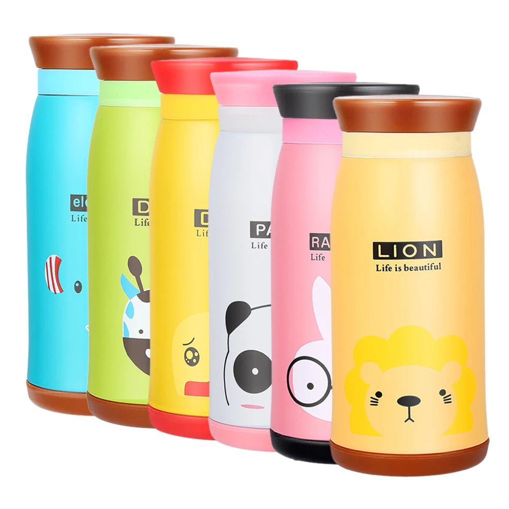 

Insulated Cup 250ml/350ml Cartoon Thermos Cup Bottle Stainless Steel Thermocup Vacuum Thermal Mug Funny Birthday Couple Gift