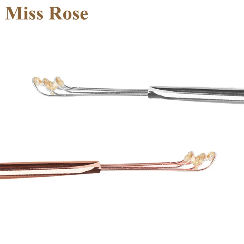 Miss Rose красота копание ушей 3 вилка Чистящая палочка инструмент для сбора три