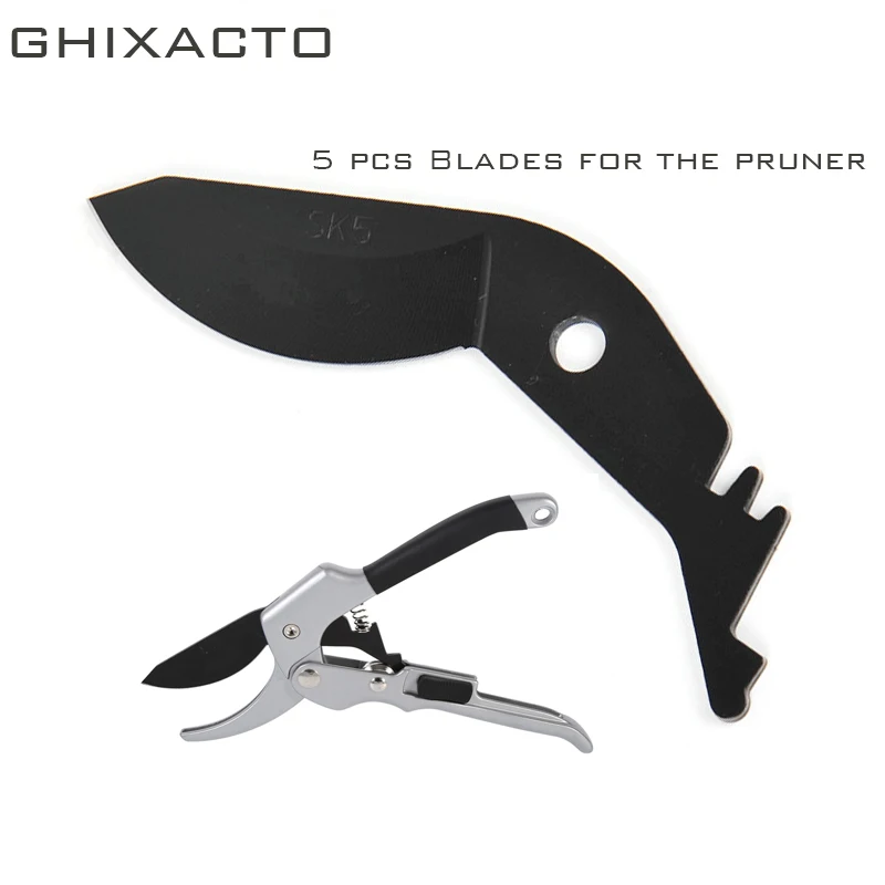 

5pcs Garden Pruning Shear SK5 Steel Blades Grafting Cutter Scissor Blade for Fruit Tree Cutting Tool Branch Pruner Trimmer Tools