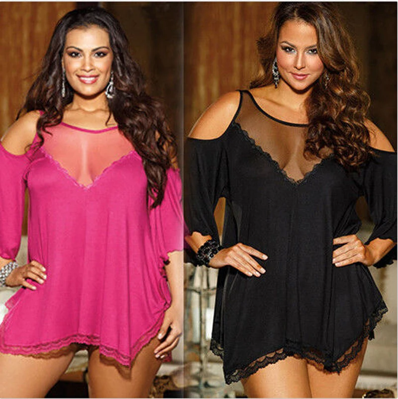 l 3xl off shoulder plus size clothing printed blouse women fashion black lace plus size top