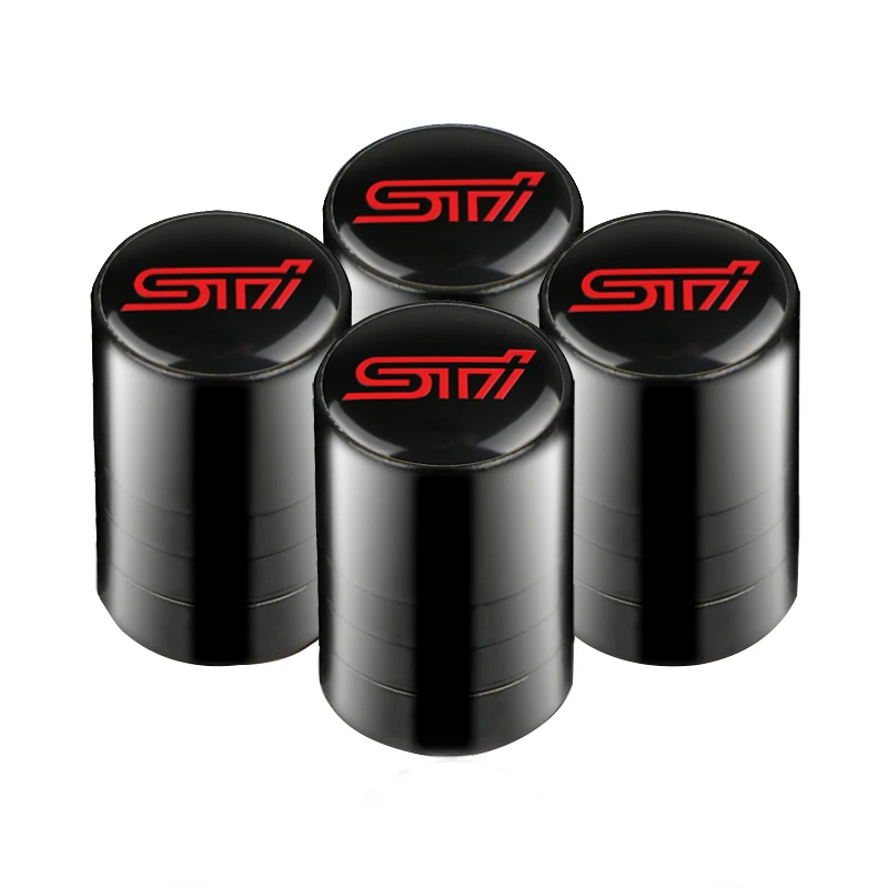 

Fashion Metal Car Wheel Tire Valve Caps case For Subaru STI Legacy Forester Outback Rally WRX WRC Impreza Car Styling 4Pcs