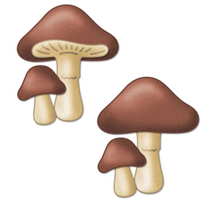 Cute Mushroom Metal Cutting Dies For DIY Scrapbooking Photo Album Paper Card Decorative Craft 