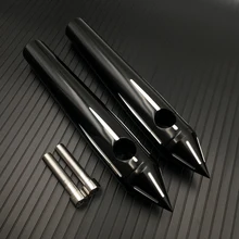 Черный алюминиевый шип Заготовка " Руль стояки для Harley Softail Dyna Sportster custom 8" Rise