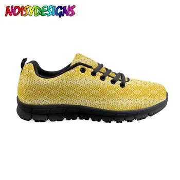 

Barbero Zapatos Mujer Fashion Yellow Moroccan Flower 3D Print Women Sneakers Flats Women Casual Flat Shoes women casual shoes