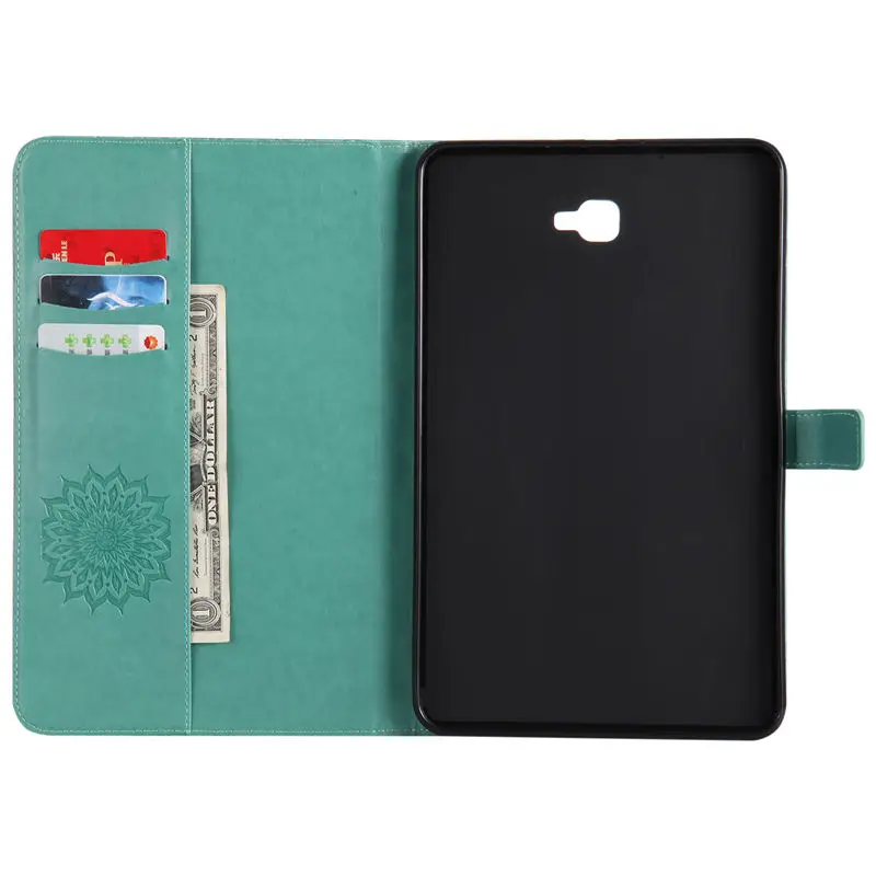 Модный чехол для планшета из искусственной кожи для samsung Galaxy Tab A A6 10,1 T580 T585 SM-T585 T580N Чехол+ пленка+ ручка