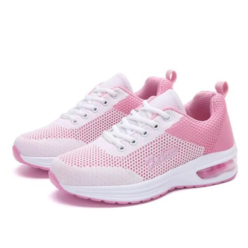 

Spring and autumn new with wild sneakers shoes flying woven air cushion mesh women's shoes women's fashion casual shoes women