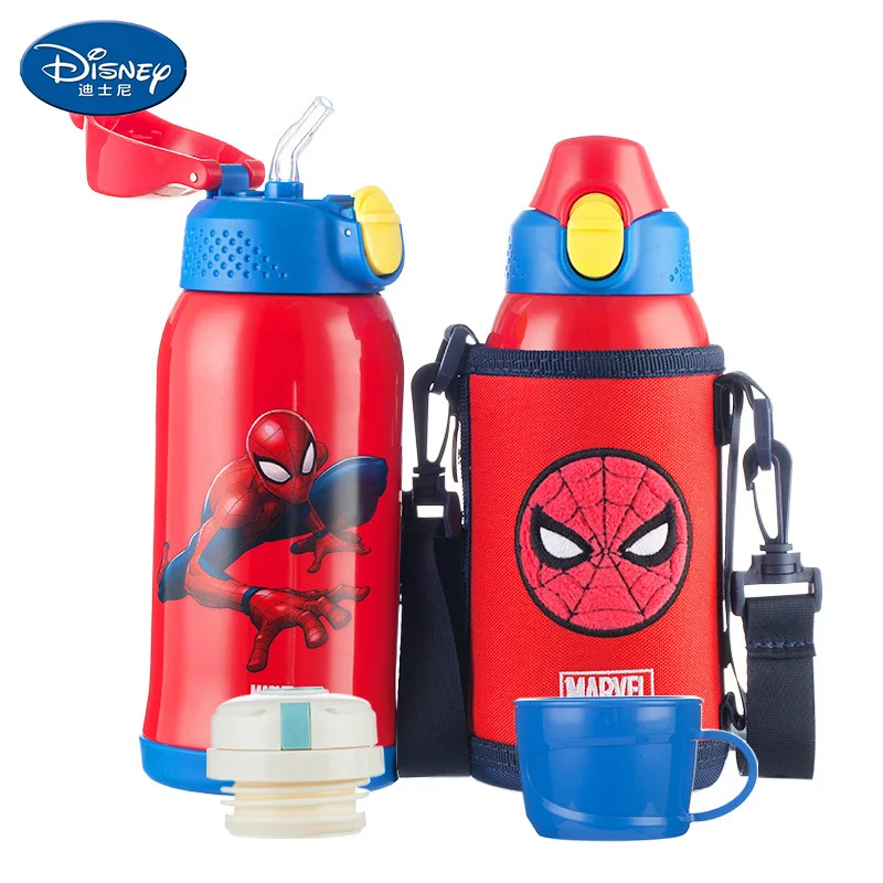 

Disney 600ml leaking proof straw Vacuum Flasks for child with gift box
