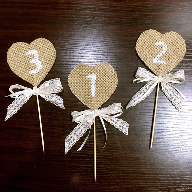 Handmade Rustic Table Numbers Wedding Decorating Lace Ribbon Cake Topper Home Party Decorations Sale Label Handmade Rustic Table Numbers Wedding Decorating Lace Ribbon Cake Topper Home Party Decorations Sale Label