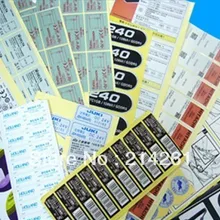 Индивидуальный логотип оптом Дизайн Наклейка этикетка наклейка s этикетка водонепроницаемая и бумажная печатная бумага Flyers'