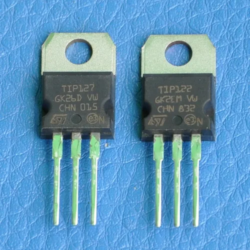 

( 10 pcs/lot ) Darlington Power Transistors TIP122 and TIP127.