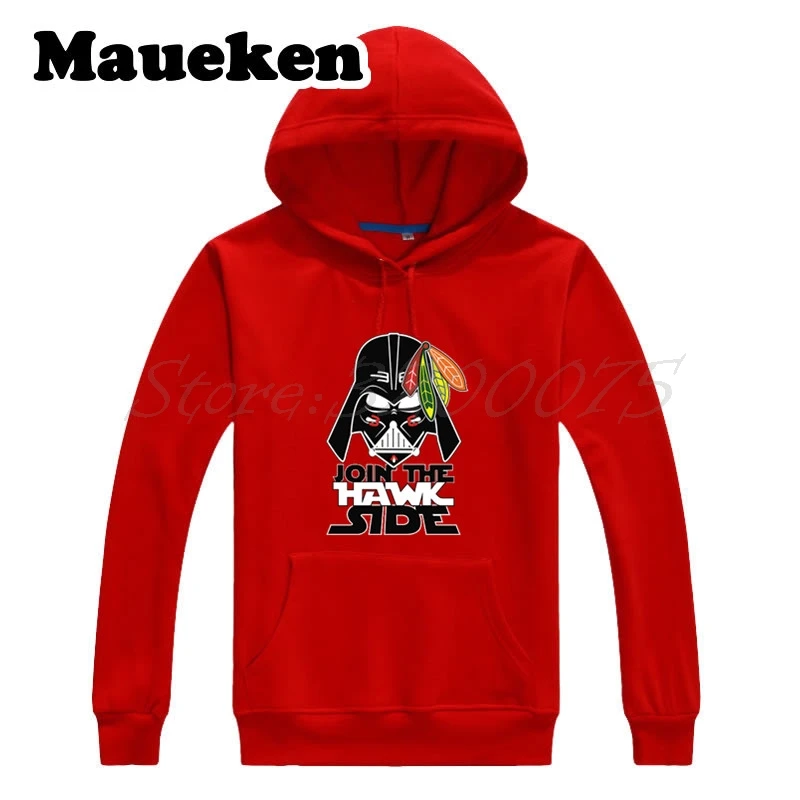 Men Chicago Hoodies Blackhawks Star Wars Join The Hawk Side Darth Vader