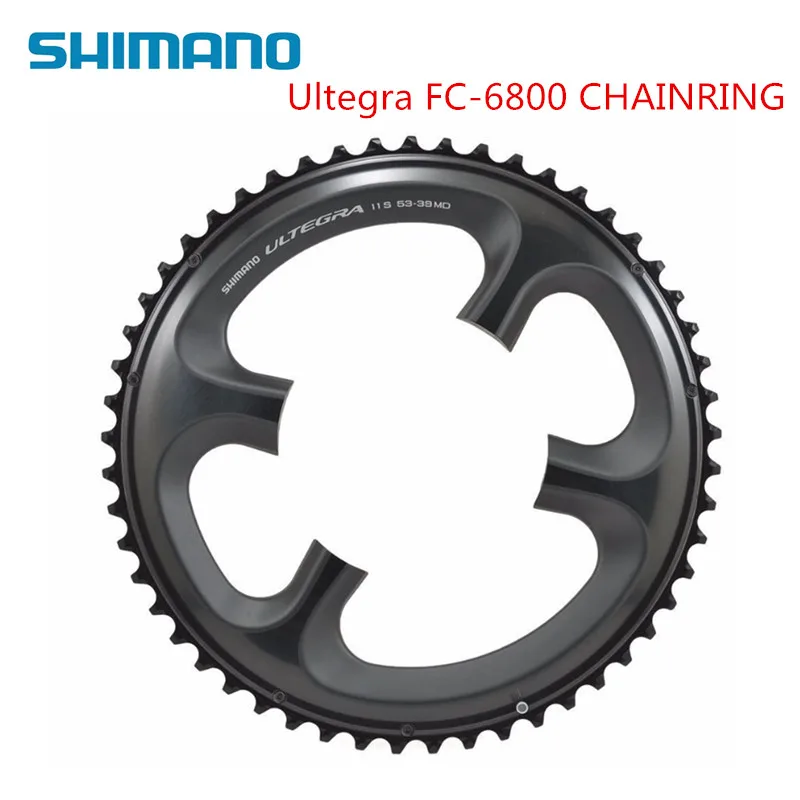 Shimano FC-6800 шоссейная велосипедная цепь 53T 39T для Ultegra 6800 53-39T 110bcd