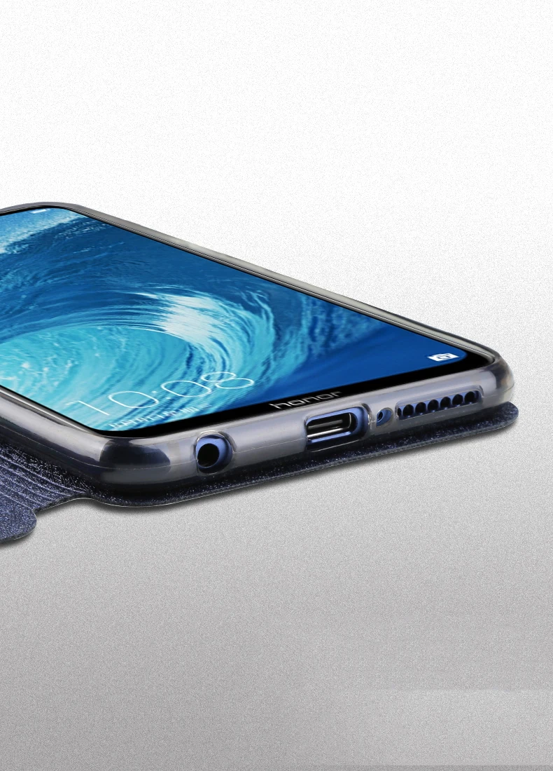 Чехол для huawei honor 8X, чехол для honor 8X, флип-чехол для honor 8x max, чехол, coque mofi, роскошный флип-чехол, ультра тонкий, pu кожаный чехол