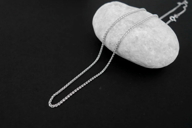Gvbori 18 k цепочка из белого золота 1,6 грамм супер сверкающее ожерелье для ювелирных изделий, самая низкая цена подарочный сертификат романтический