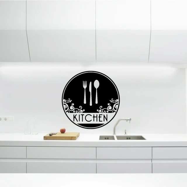 Cheap Creative Utensils Pattern Wall Sticker For Kitchen Decal Home Decor Restaurant Decoration dining room Wallpaper Wall Art Cheap Creative Utensils Pattern Wall Sticker For Kitchen Decal Home Decor Restaurant Decoration dining room Wallpaper Wall Art