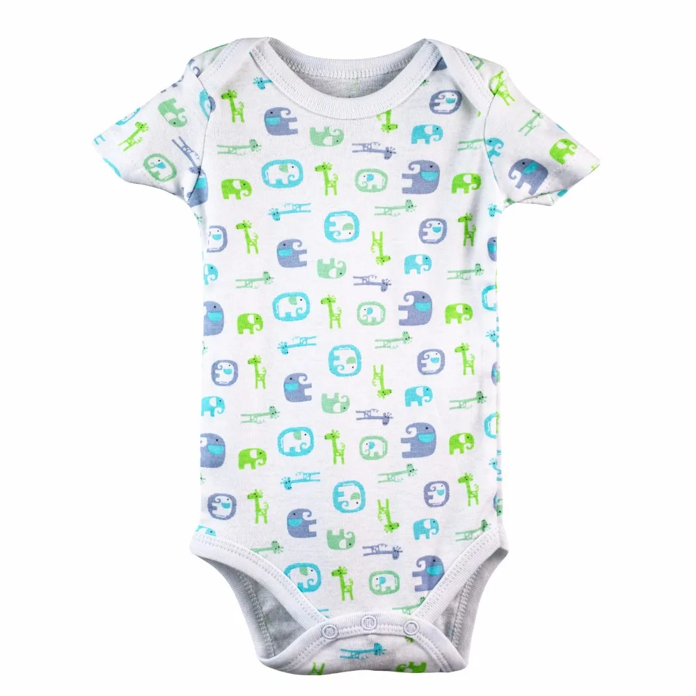 Baby Clothing Newborn Baby One Pieces Bodysuits Short Sleeved Child