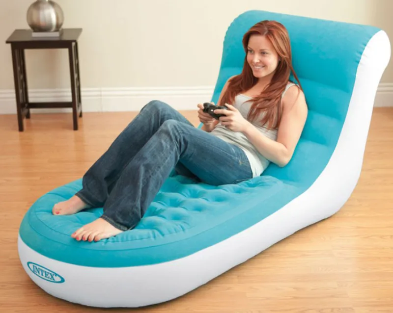 INTEX 68880 lounge chair sofa, L shape inflatable sofa 107*104*69cm, 3
