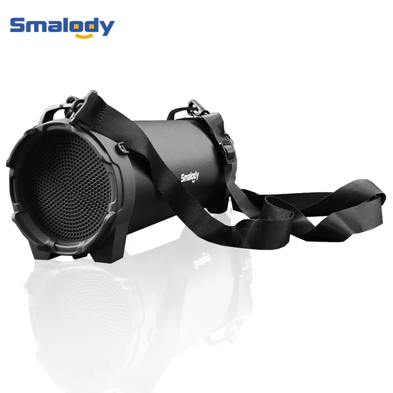 Smalody Bluetooth 4.2 Music Column Speaker Portable Outdoor Wireless Speakers With Carrying