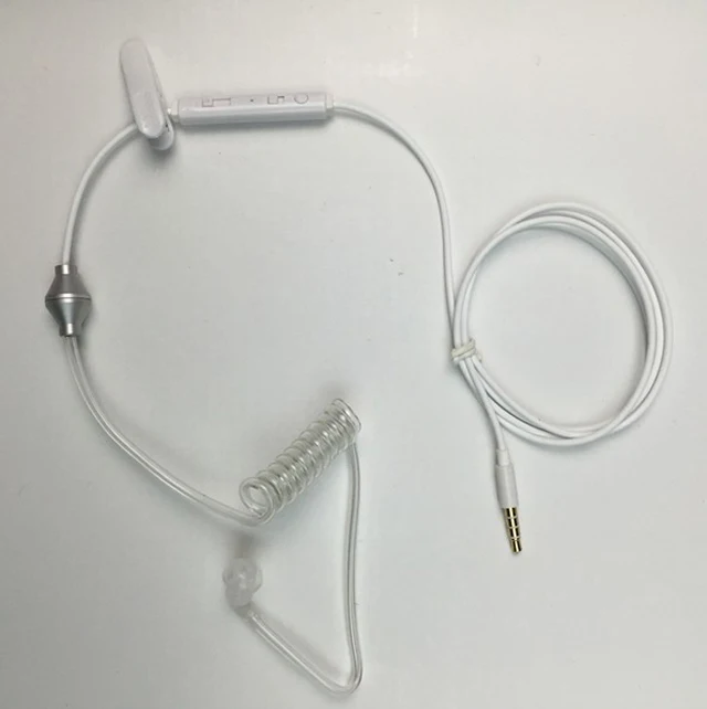 imágenes para Celular Teléfono Móvil antiradiación Del Auricular Del Auricular W/Control de Volumen Mic Respuesta Agentes Tubo Espiral Auriculares Curva 3.5mm Jack imágenes para Celular Teléfono Móvil antiradiación Del Auricular Del Auricular W/Control de Volumen Mic Respuesta Agentes Tubo Espiral Auriculares Curva 3.5mm Jack