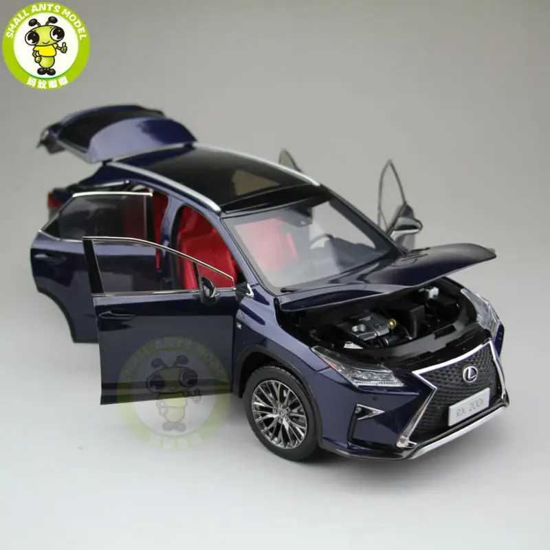 1/18 RX 200T RX200T литая модель автомобиля Suv коллекция хобби подарки синий цвет