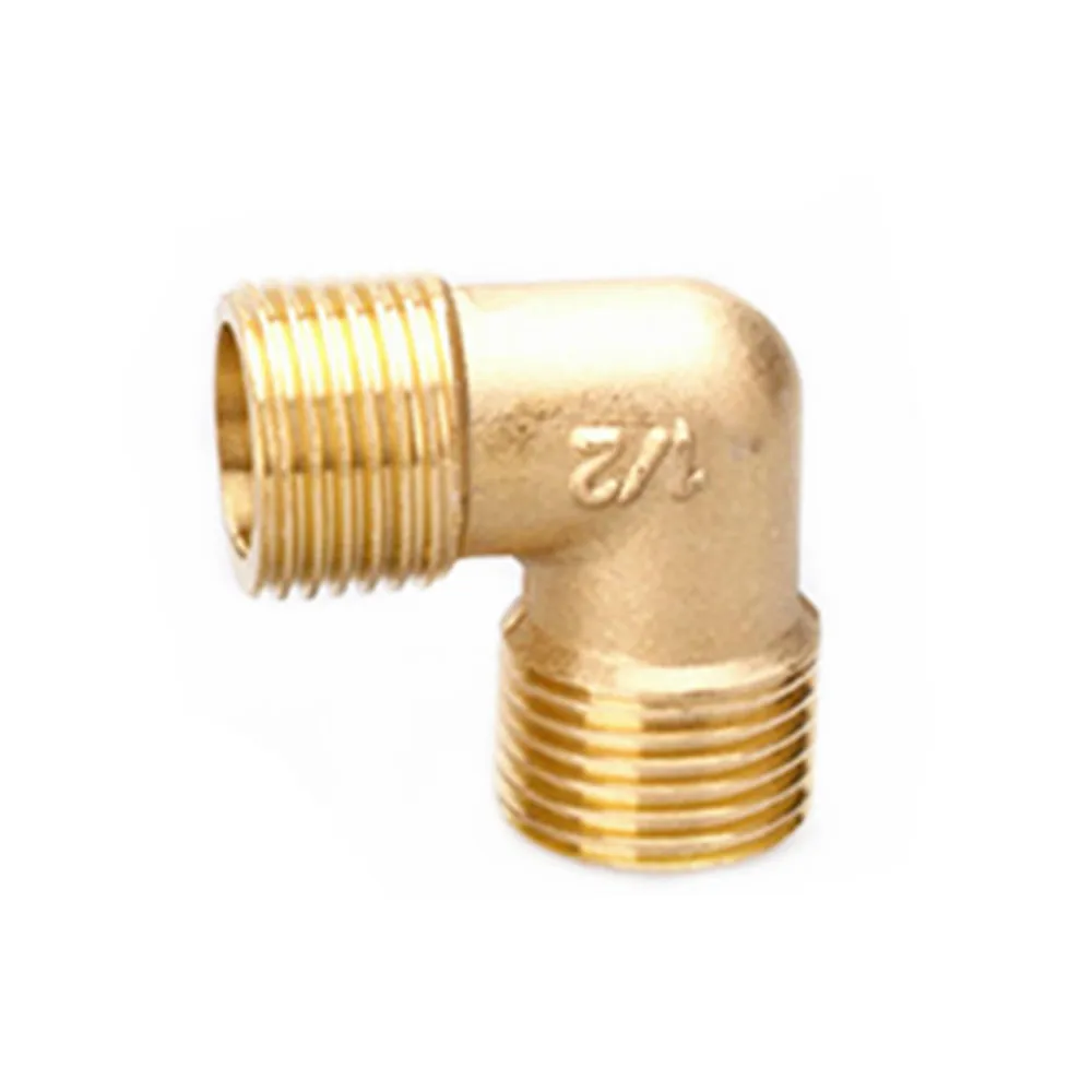Латунный трубный фитинг адаптер 90 градусов 1/8 &quot1/4&quot 3/8 &quot1/2&quot 3/4 &quotBSP трубы воды