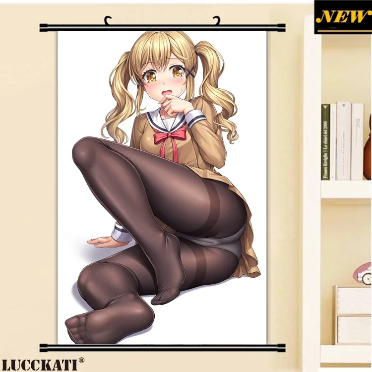 

40X60CM BanG Dream! Series Game bikini sexy loli cameltoe cartoon anime wall picture mural poster scroll cloth canvas painting