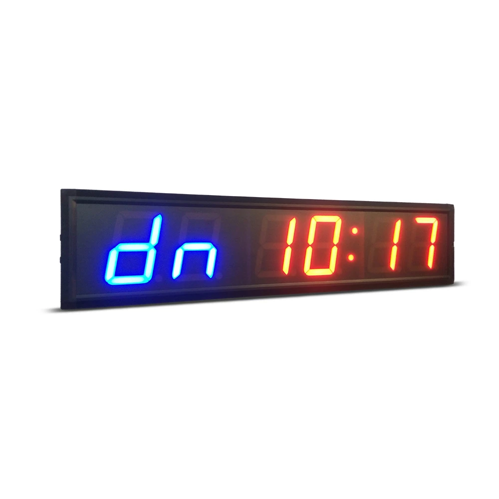 Free shipping 4inch GYM Crossfit Timer LED Interval Timer Training Time And Rest Time Alternate CountdownCount up As A Stopwatch