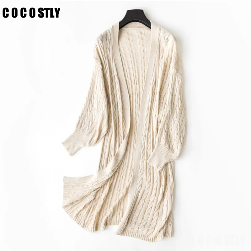 

Winter shrug knitted sweater cardigan Women elegant autumn white cardigan Female turn down collar sweater cardigan 2018