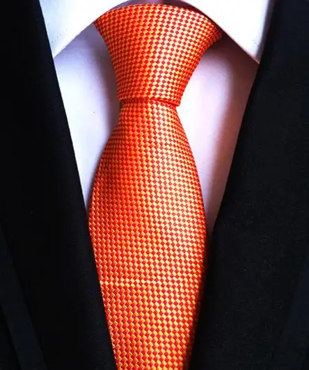 8 см Модный классический мужской галстук в полоску фиолетовый белый синий черный розовый Лавандовый жаккардовый тканый галстук из шелка галстук в горошек - Цвет: LUC-69