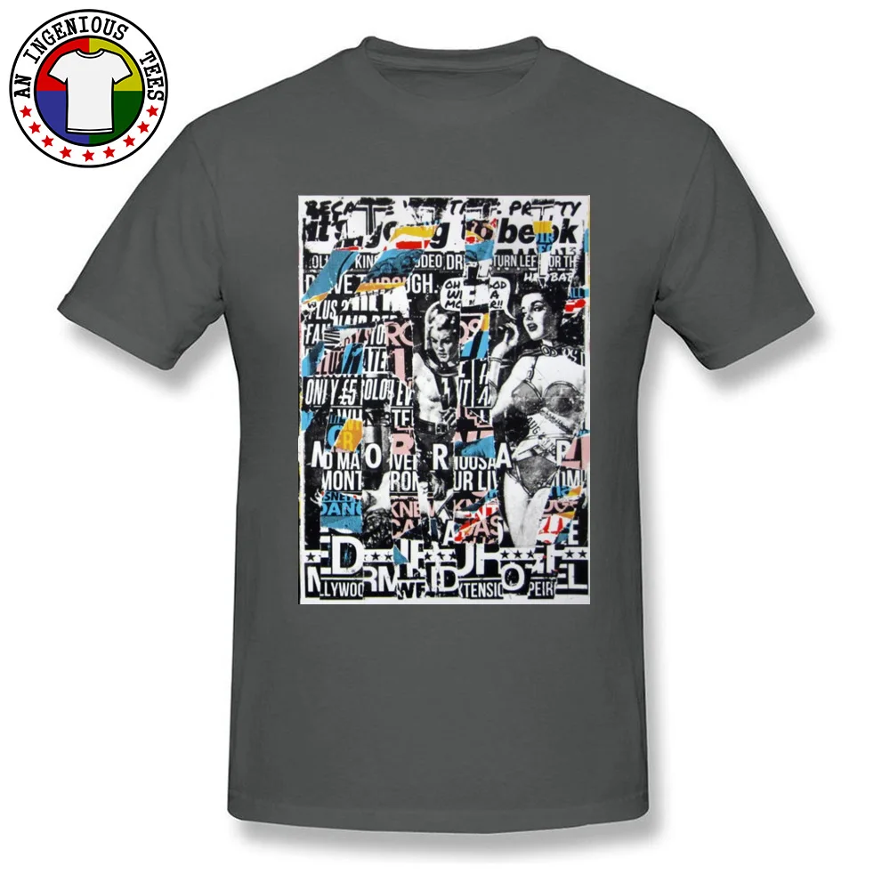 Printed On Clouds Punk T-Shirt Coupons Summer Autumn Short Sleeve O-Neck Tops Shirts Pure Cotton Men Street Tops Shirt Clouds Punk  carbon