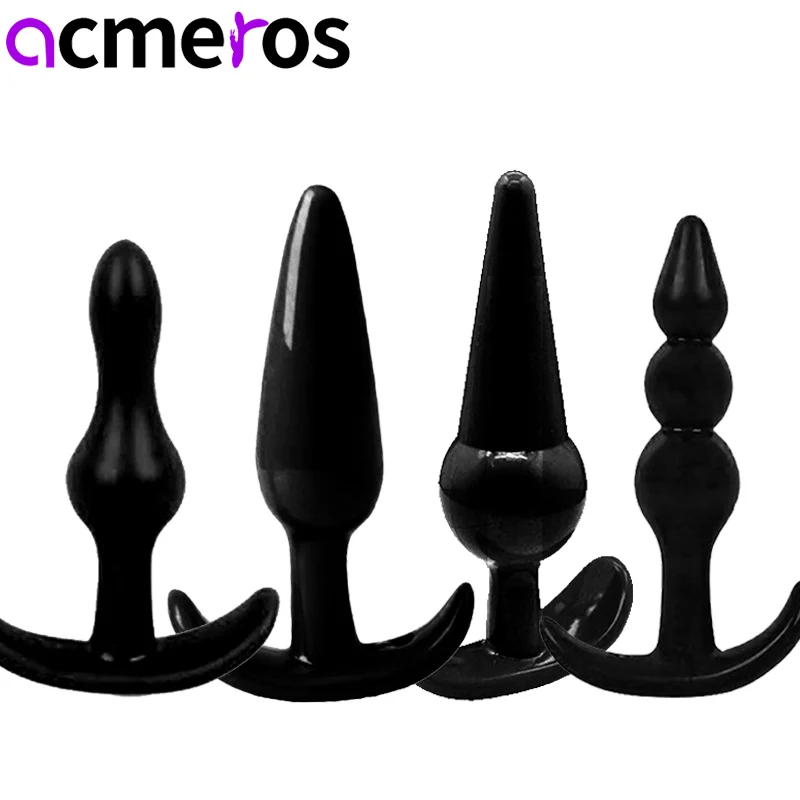 

100% Silicone Anal Plug Beads Jelly Toys Skin Feeling Dildo Adult Sex Toys for Men, Sex Products Butt Plug Sex Toys for Woman