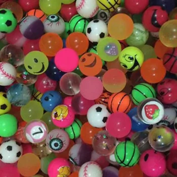 

50Pcs/Lot Funny Toy Balls Mixed Bouncy Ball Solid Floating Bouncing Child Elastic Rubber Ball Toys Random Color
