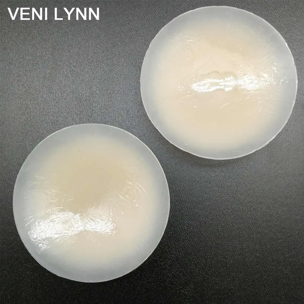 

VENI LYNN Frosted Nippel Sticker Supper Thin Non-transparent Silicone Nipple Covers Reusable Self adhesive Round Petals