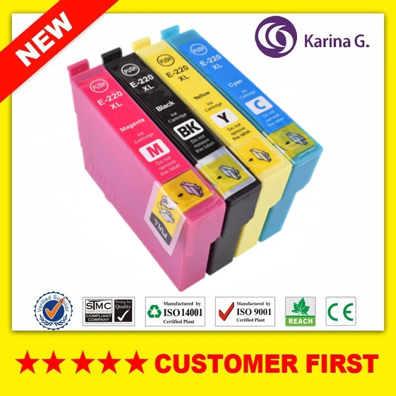 

Compatible for Epson T220XL 220XL Ink Cartridge suit for WorkForce WF-2630 2650 2660 2750 2760 etc.