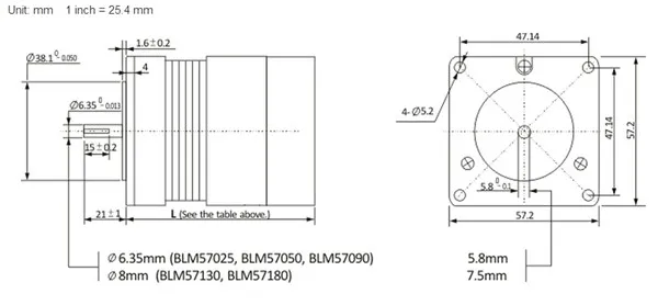 BLM57025-1000+ACS306-BLM57025-1000-Dimension