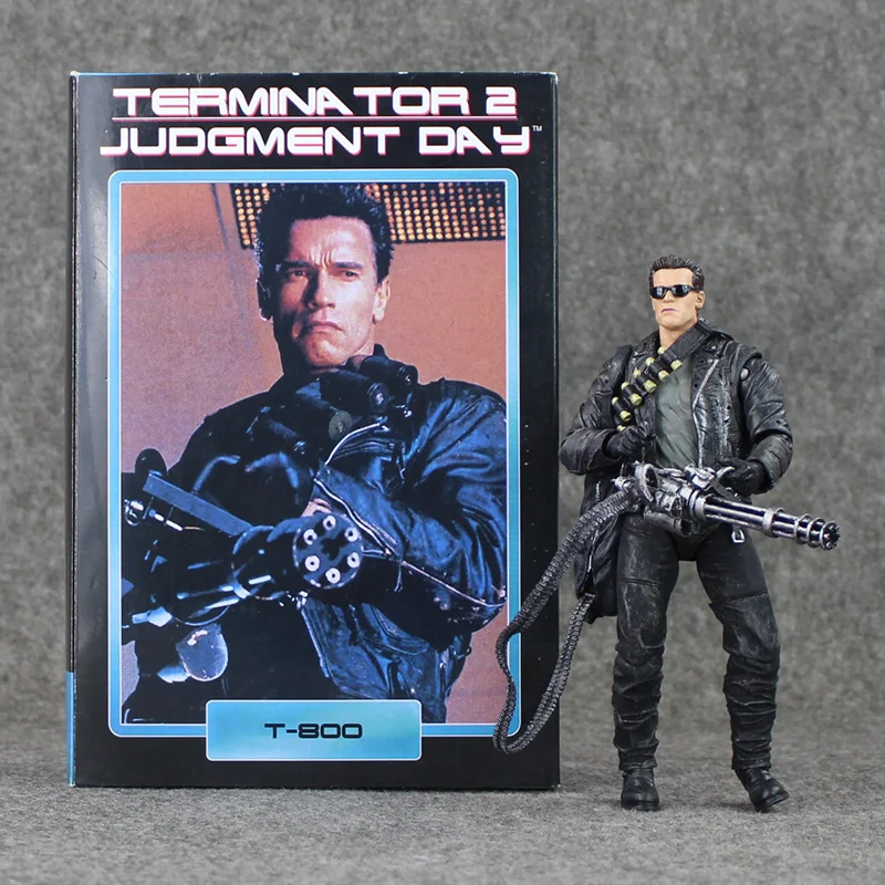 

17cmJudgment Day NECA The Terminator 2 Action Figure T-800 Pescadero Hospital Doll Collection PVC Model Toy