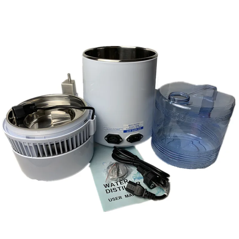 Лучшая 4L 750 Вт домашний дистиллятор чистой воды дистиллированная вода машина Дистилляция Очиститель фильтр оборудование стоматологический фильтр для воды