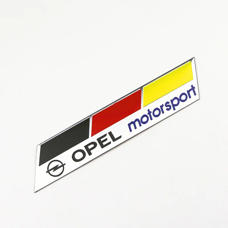 3 шт. наклейки для украшения автомобиля логотип 3D алюминиевая эмблема значок наклейка для Opel Astra H G J Corsa Insignia Antara Meriva Zafira
