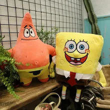 20cm Kawaii SpongeBob Plush Toys Cartoon Patrick Star Movie Characters Anime Stuffed Doll Patrick Children Birthday Gift