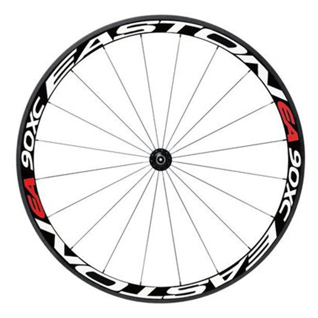 iguardor Bike Bicycle Wheel Rims Light Reflective Stickers Decal - White + Blue